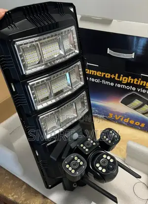 Solar CCTV Camera With Street Light