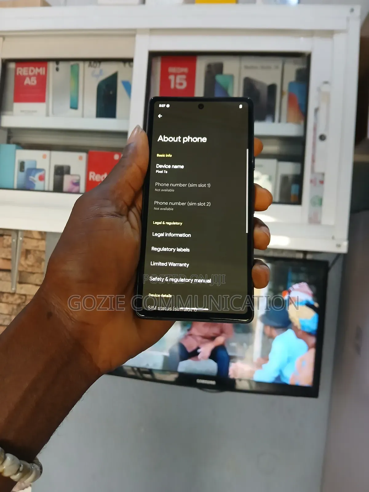 Google Pixel 7a 128 GB Black