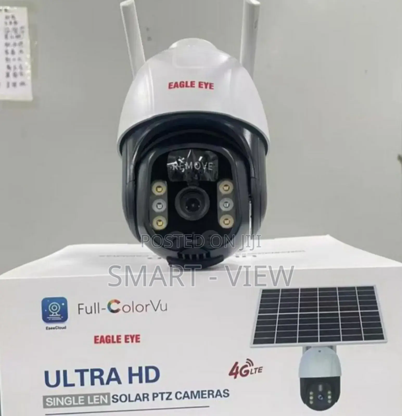 Single Lens Security Solar CCTV Camera
