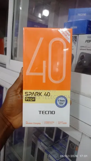 New Tecno Spark 40 Pro+ 256 GB White