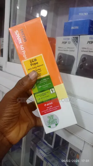 New Tecno Spark 40 Pro+ 256 GB White