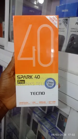 New Tecno Spark 40 Pro 128 GB Blue