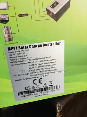60amps Must MPPT Solar Charge Controller