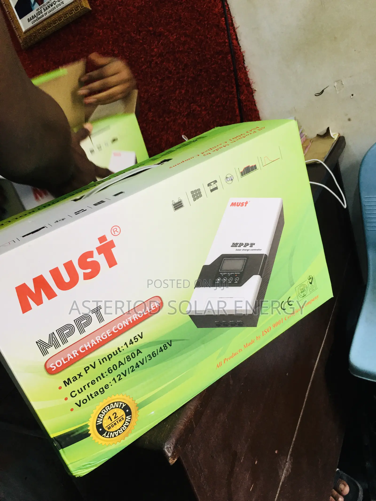 60amps Must MPPT Solar Charge Controller