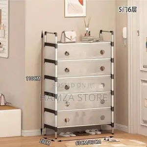 5 Tier Shoe Rack With Cover