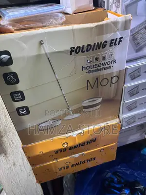 Foldable Bucket With Mop Stick