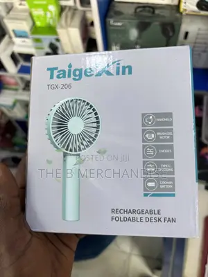 Taigexin Rechargeable/Foldable Hand Fan