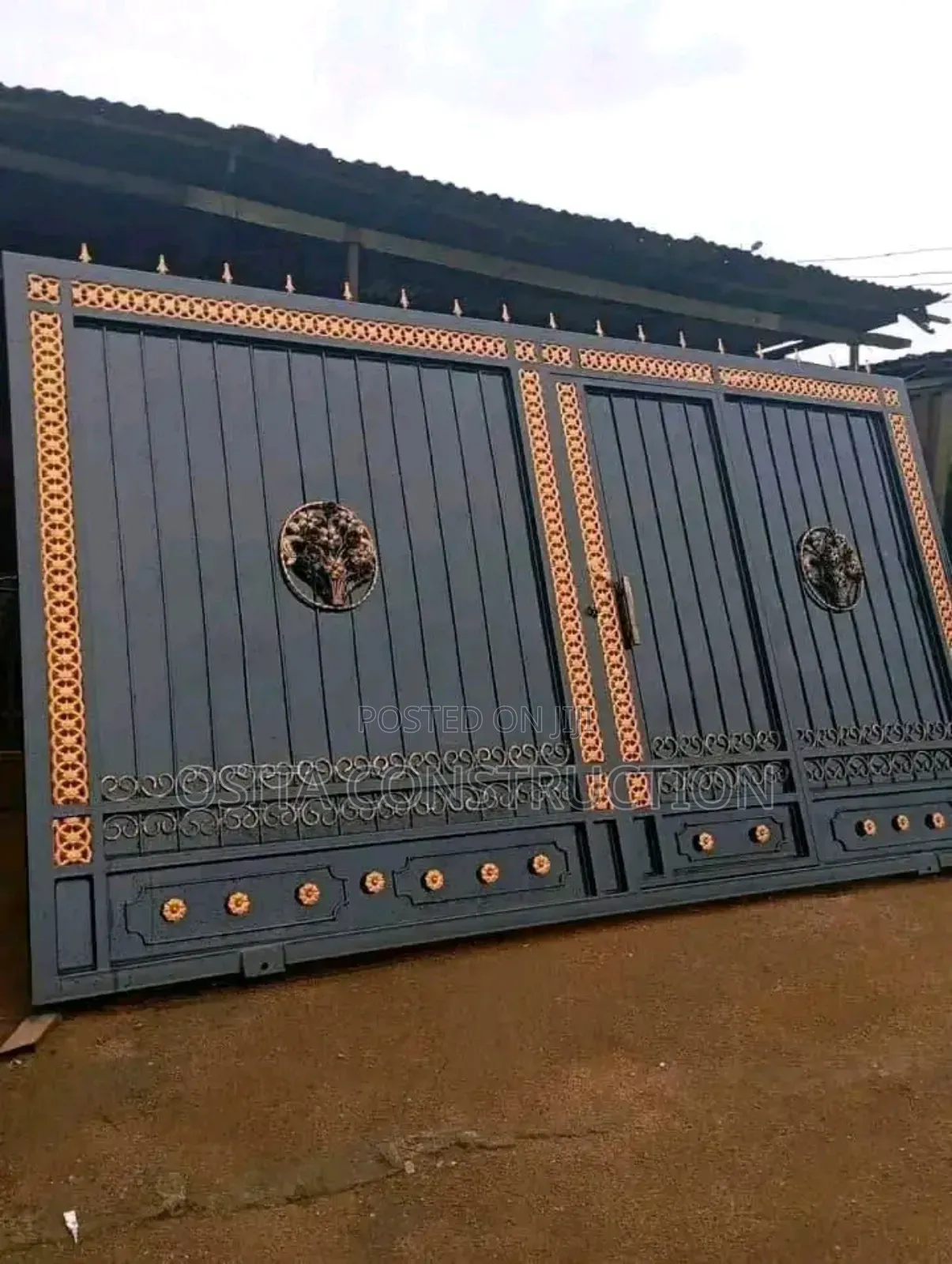 14ft Wrought Iron Gate Rolling Gate