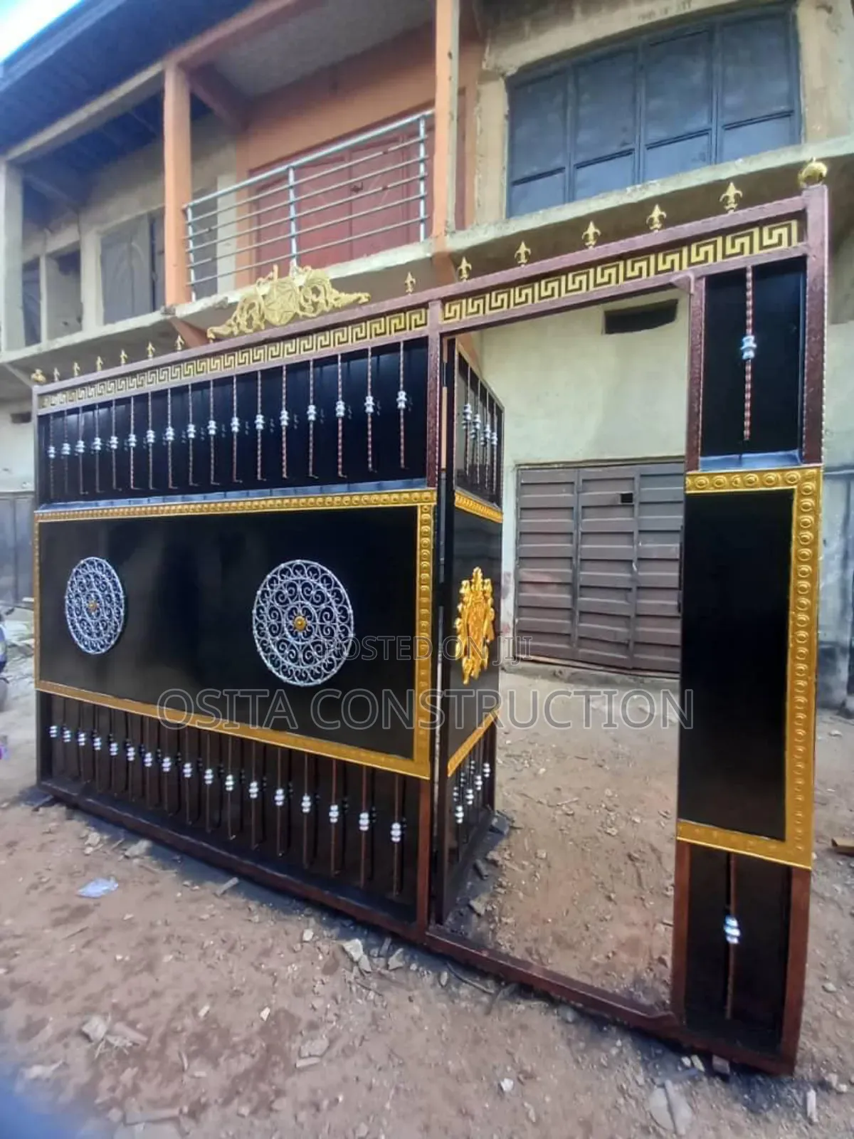 14ft Wrought Iron Gate Rolling Gate