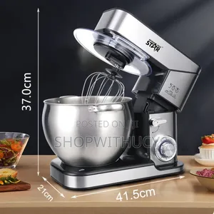 10l Stand Mixer, 6-Speed for Effortless Baking and Cooking, 2000w
