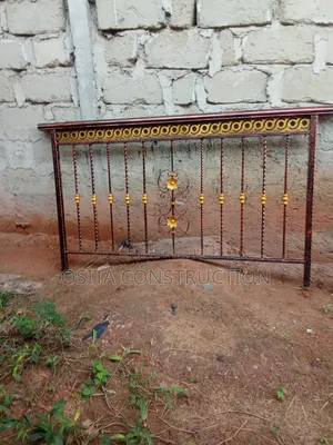 Double Heart Wronght Iron Handrail