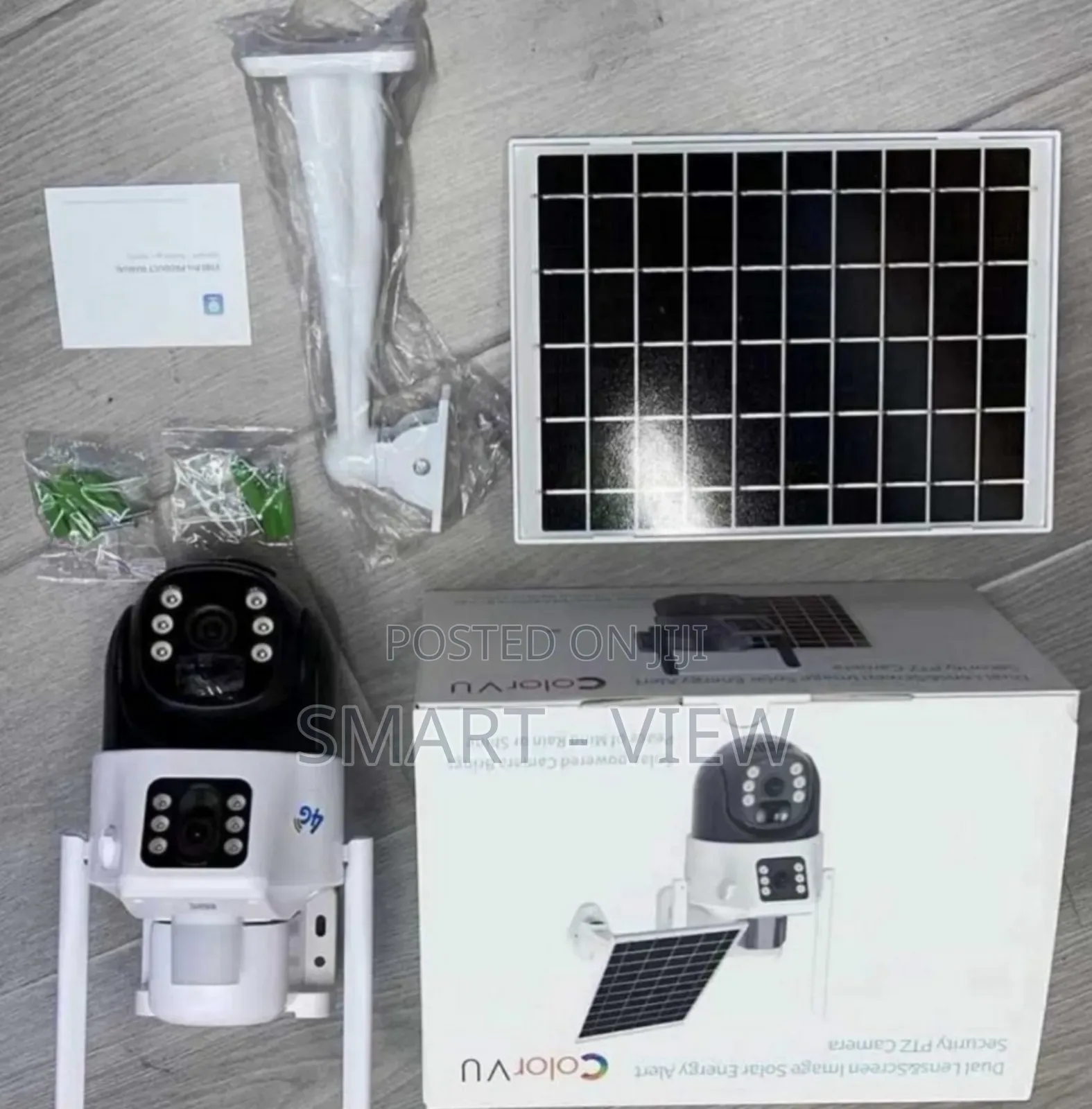 Dual Lenses CCTV Solar