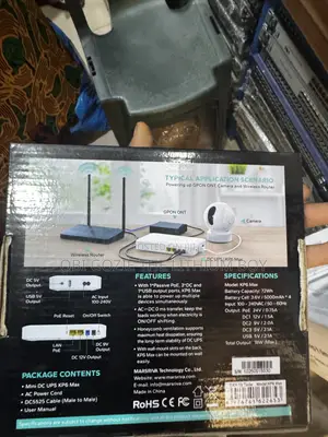 20,000mah Marsriva Smart Mini Dc Ups. Best Importer and Distributor