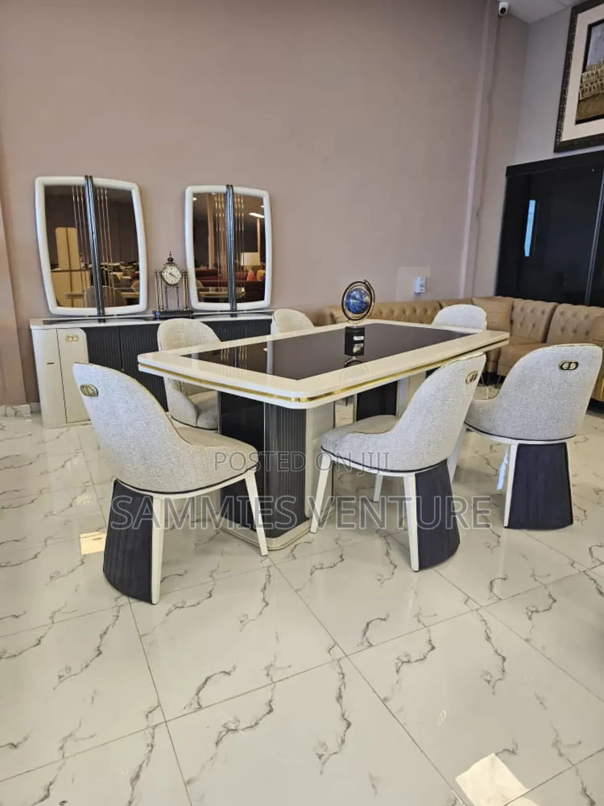 Ciroc Sofa Set + Dining Set