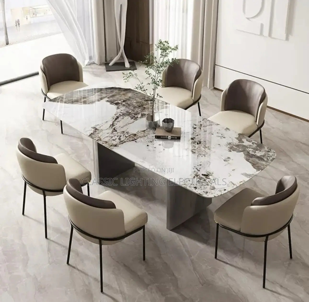 6 Seater Dining Table Set