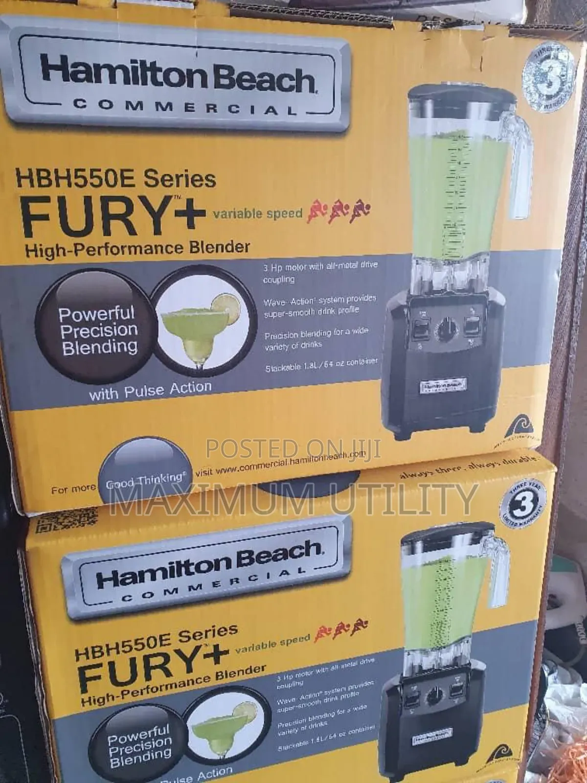 Hamilton Beach Commercial Fury+ High-performance Blender 880 Watts