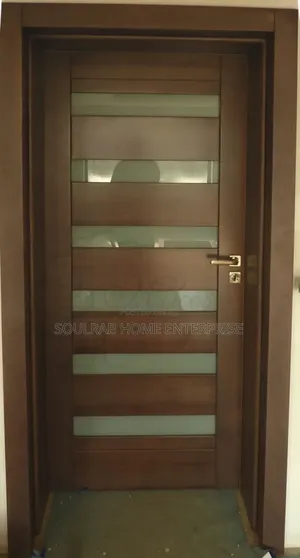 Quality Gold Kitchen Door With Frame, Lock, Inches Installation