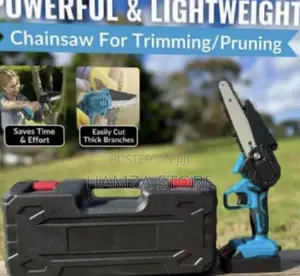 Rechargeable Cordless Mini Chainsaw With Two Batteries