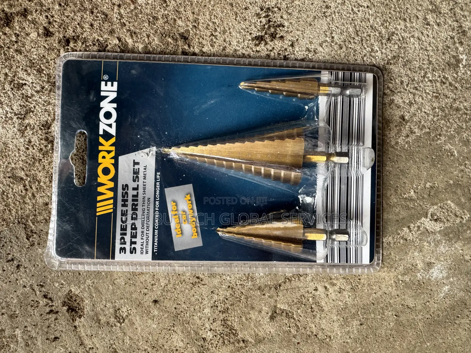 Workzone 3-Piece HSS Step Drill Set