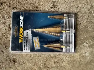 Workzone 3-Piece HSS Step Drill Set