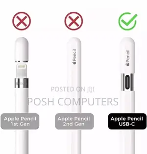 Apple Pencil Usb-C Muwa3am/a -3rd Generation White Smart Pen