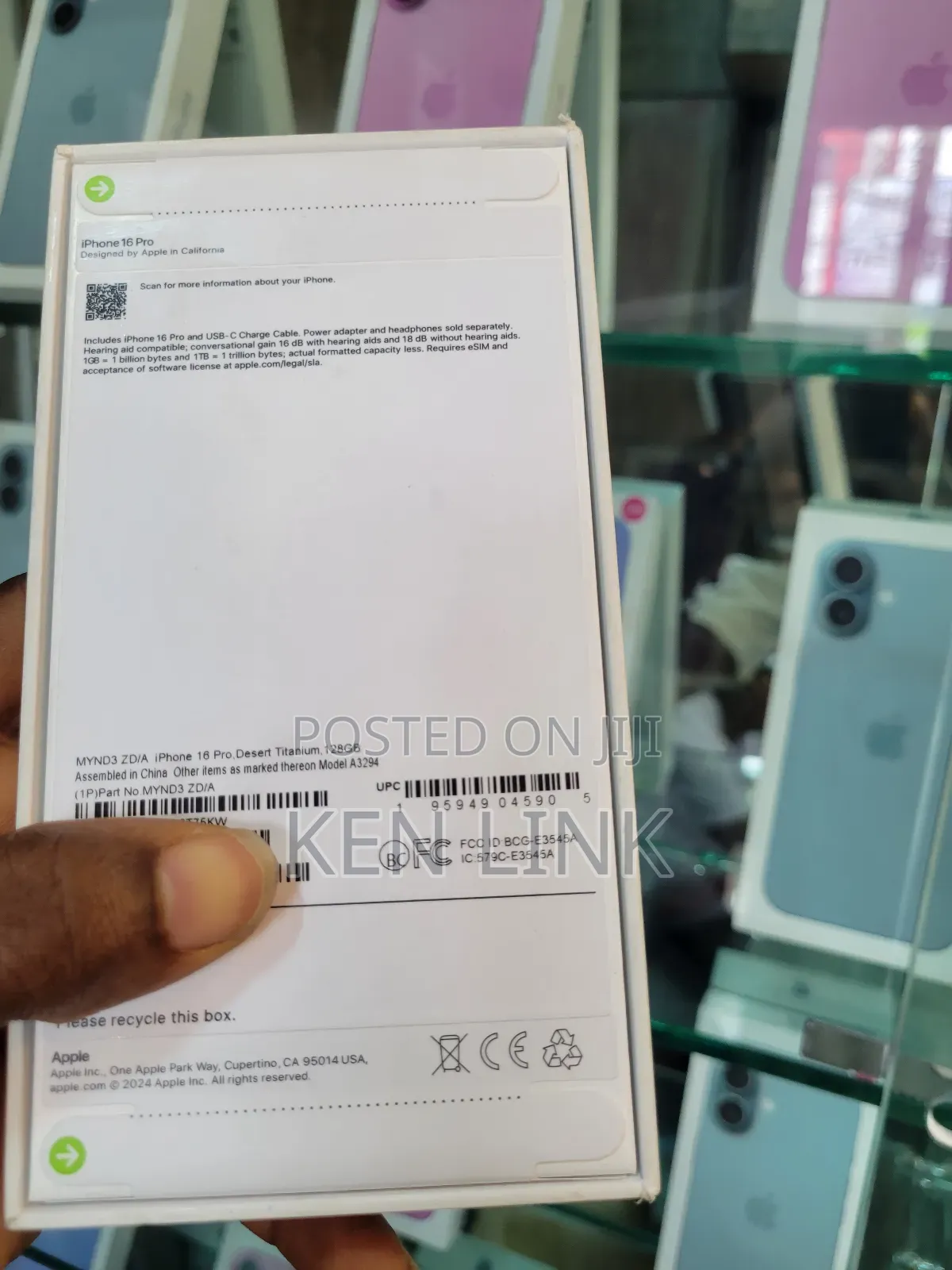 New Apple iPhone 16 Pro 128 GB Gold