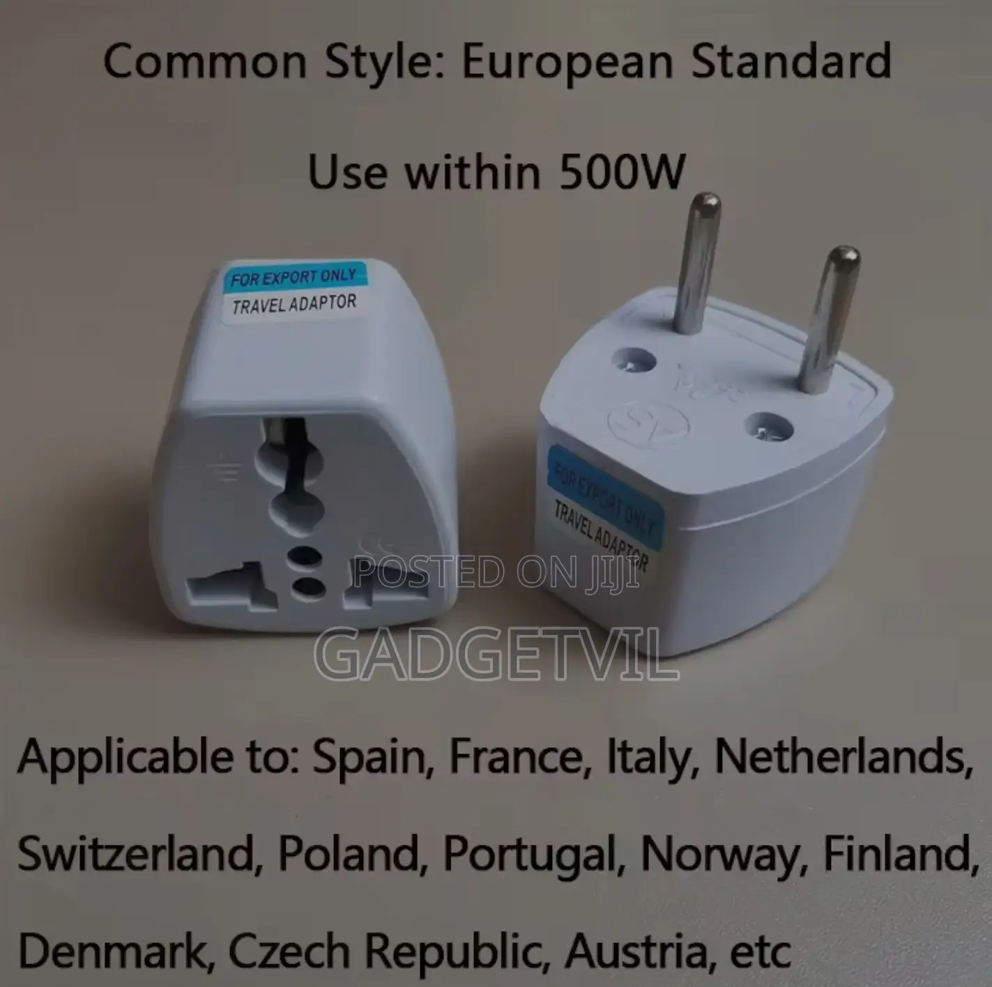 Universal Us Uk Au Eu Plug Adapter/Converter