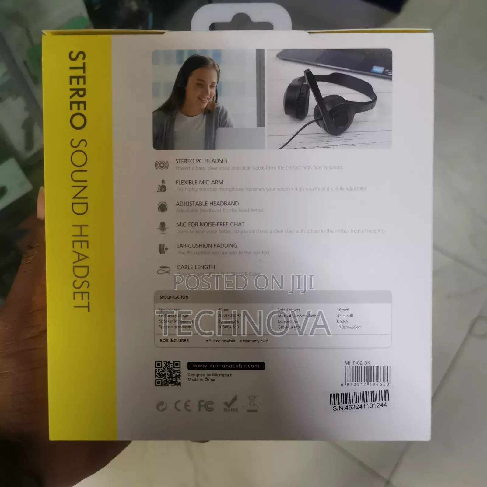 Micropack MHP-02 Headset