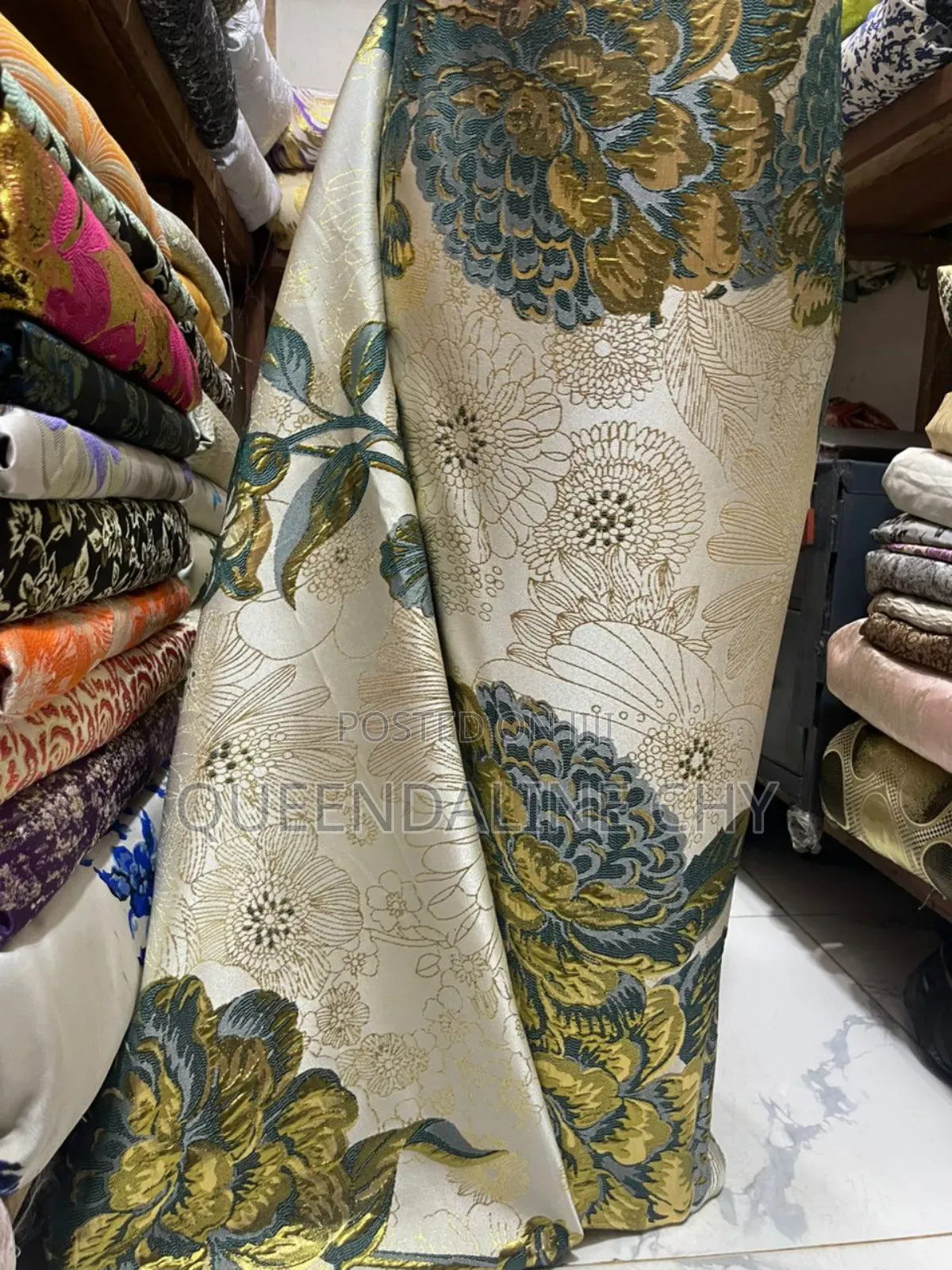 High Quality Damask Material (Per Yard)
