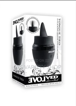 Evolved Tongue Tied Vibrator Black