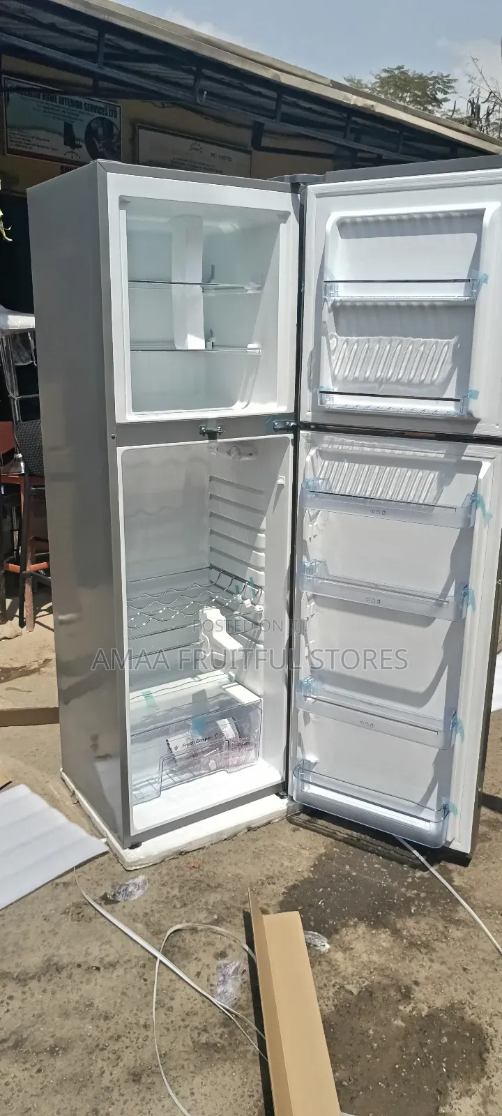 Hair Thermoccol Double Door Fridge 350l