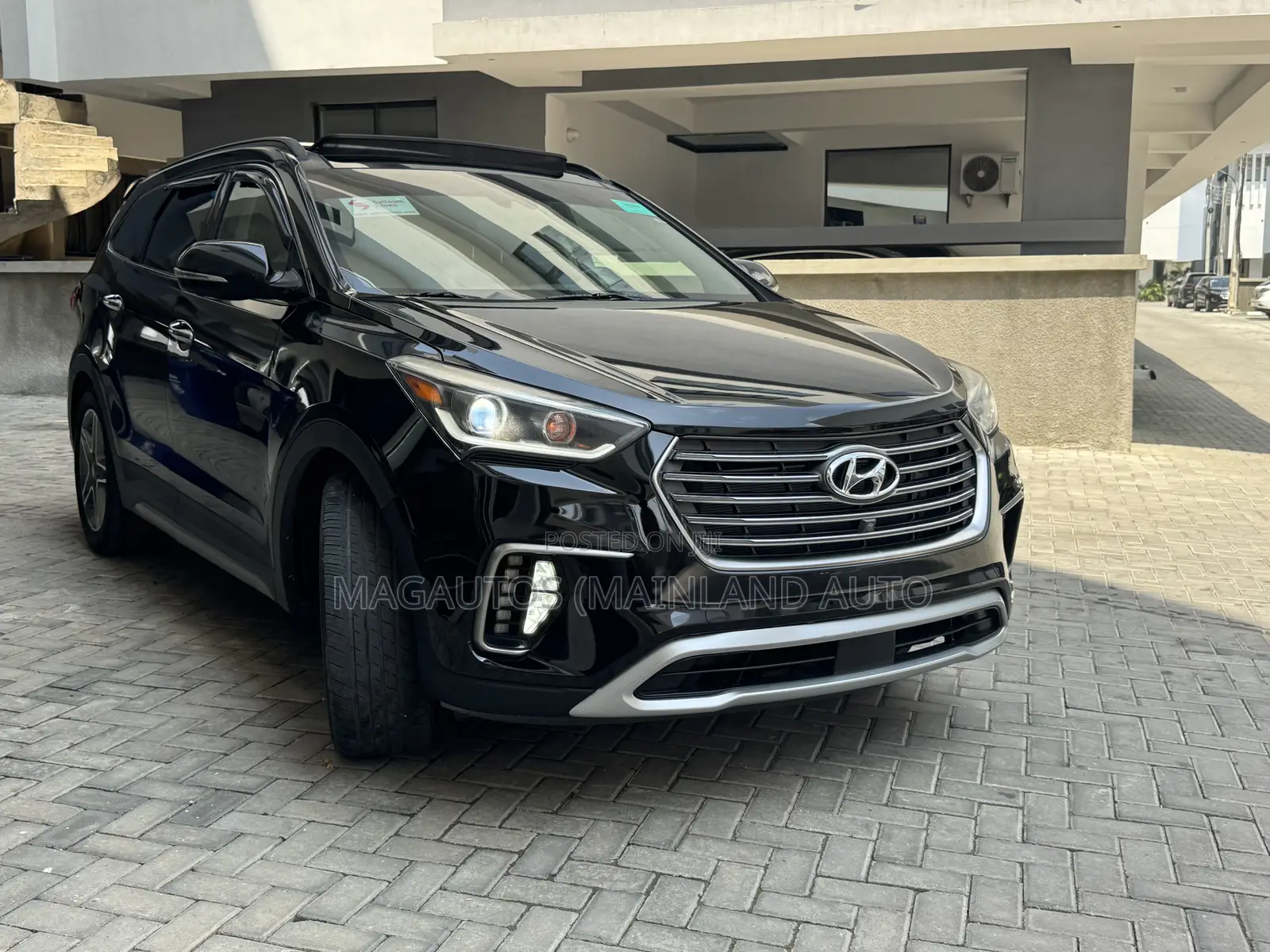 Hyundai Santa Fe Limited Ultimate AWD 2017 Black