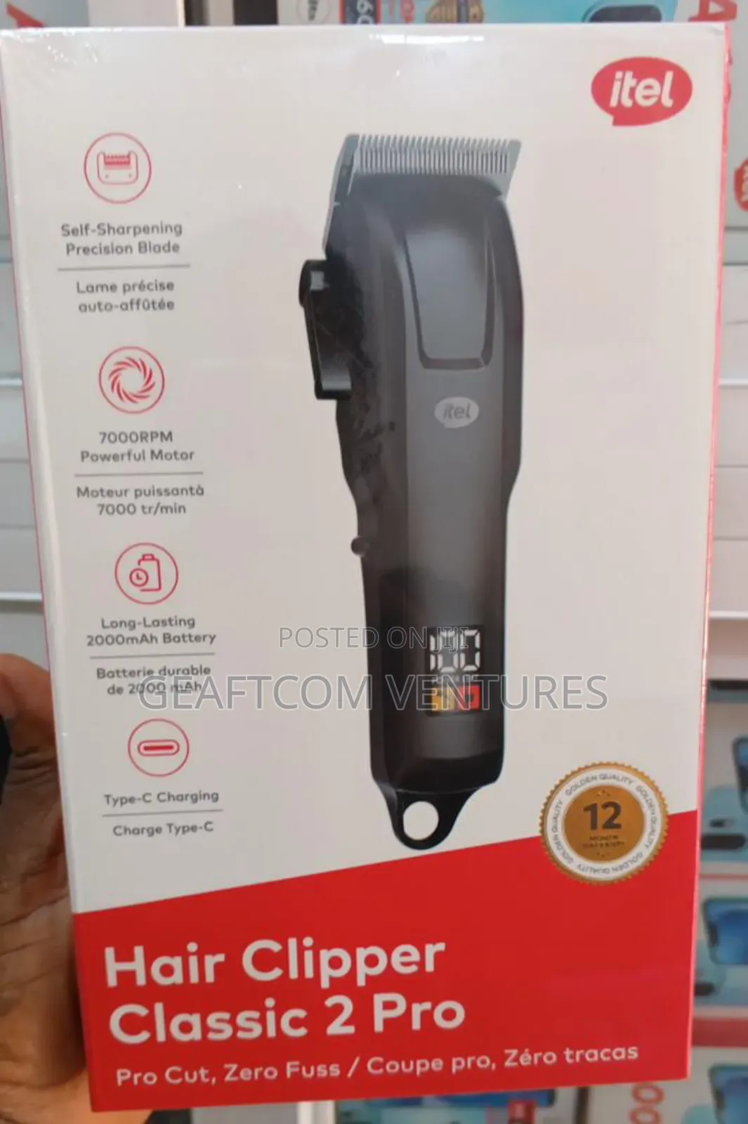 Itel Hair Clipper Classic 2pro