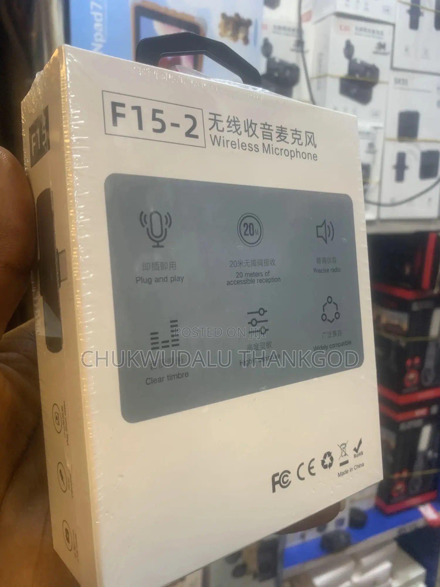 F15 Wireless Double Microphone