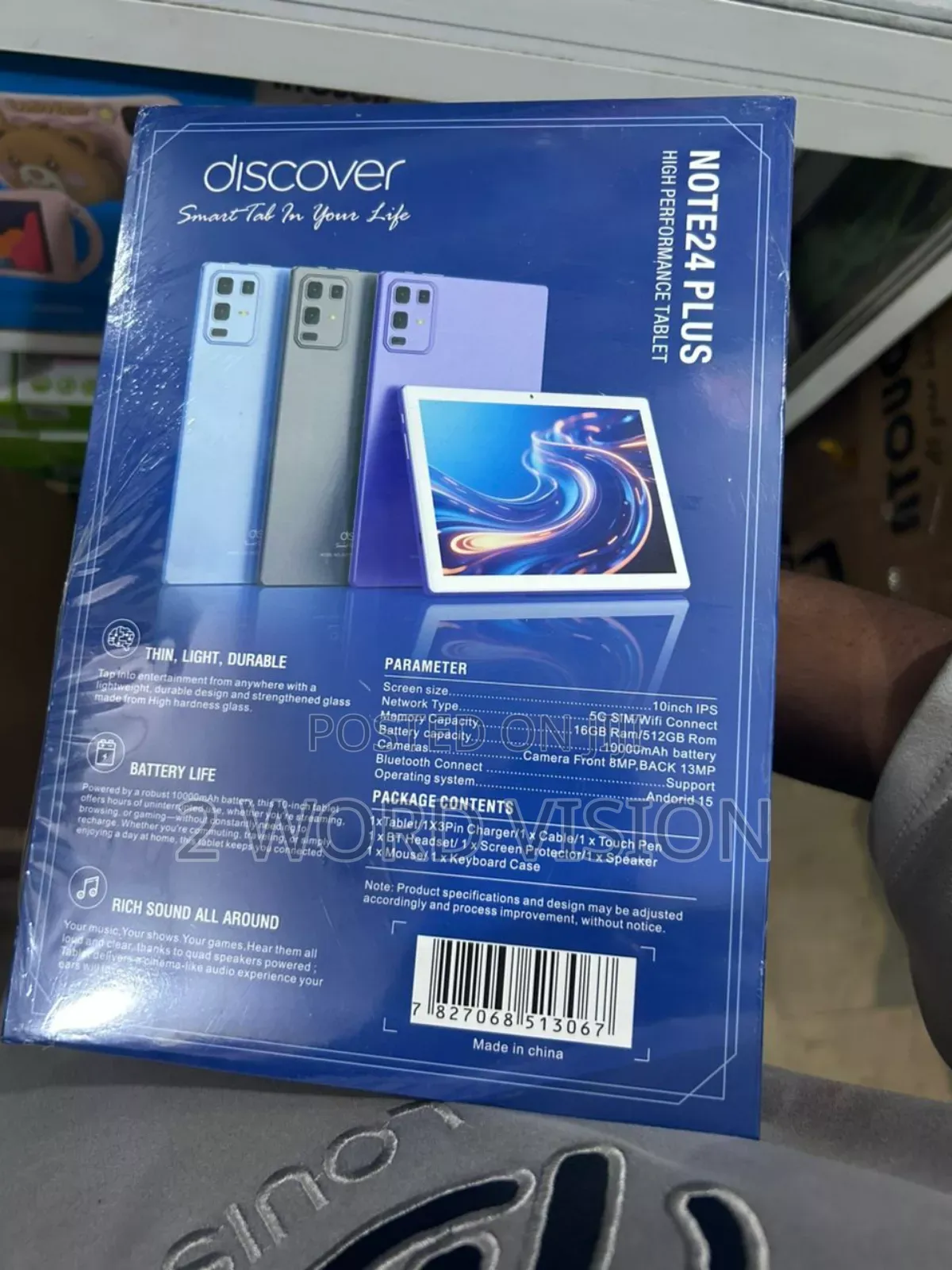 New Discover Note 4 Plus 512 GB Silver