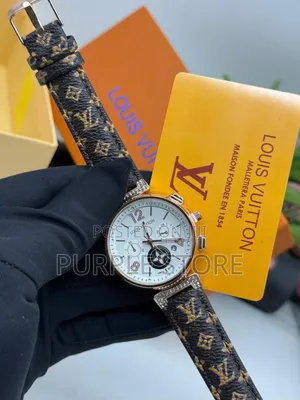 Louis Vuitton Leather Watch for Ladies