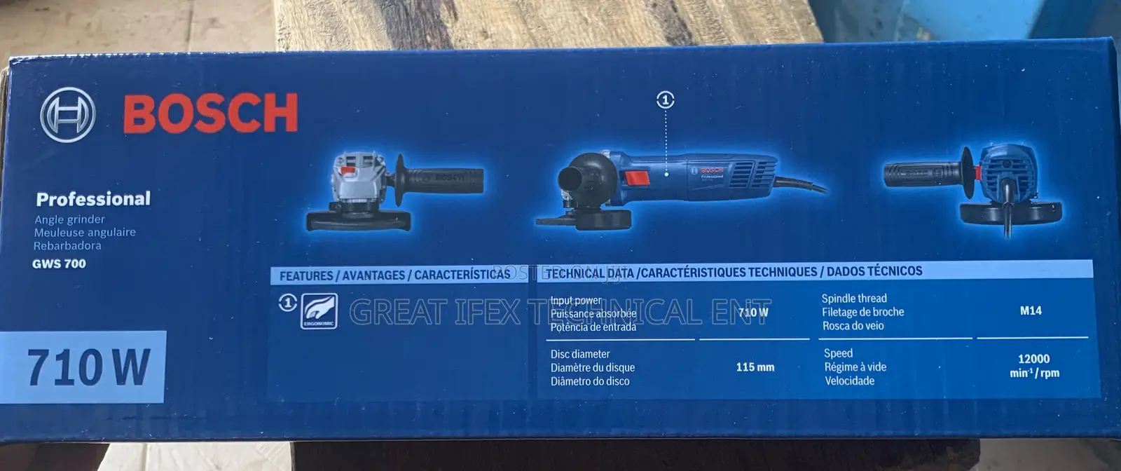 4.5” Bosch Grinder Gws700