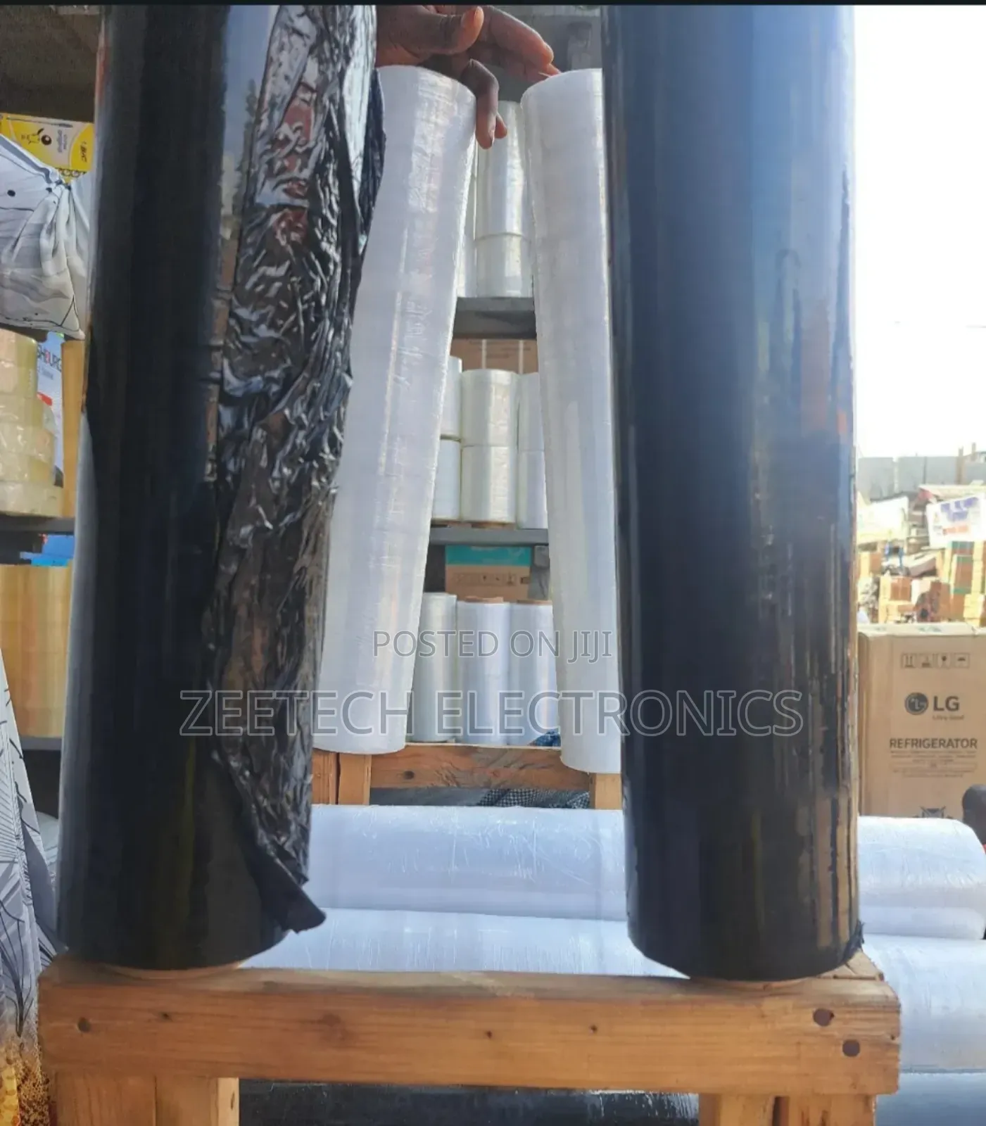 Foreign Shrink Wrap or Wrapping Nylon.