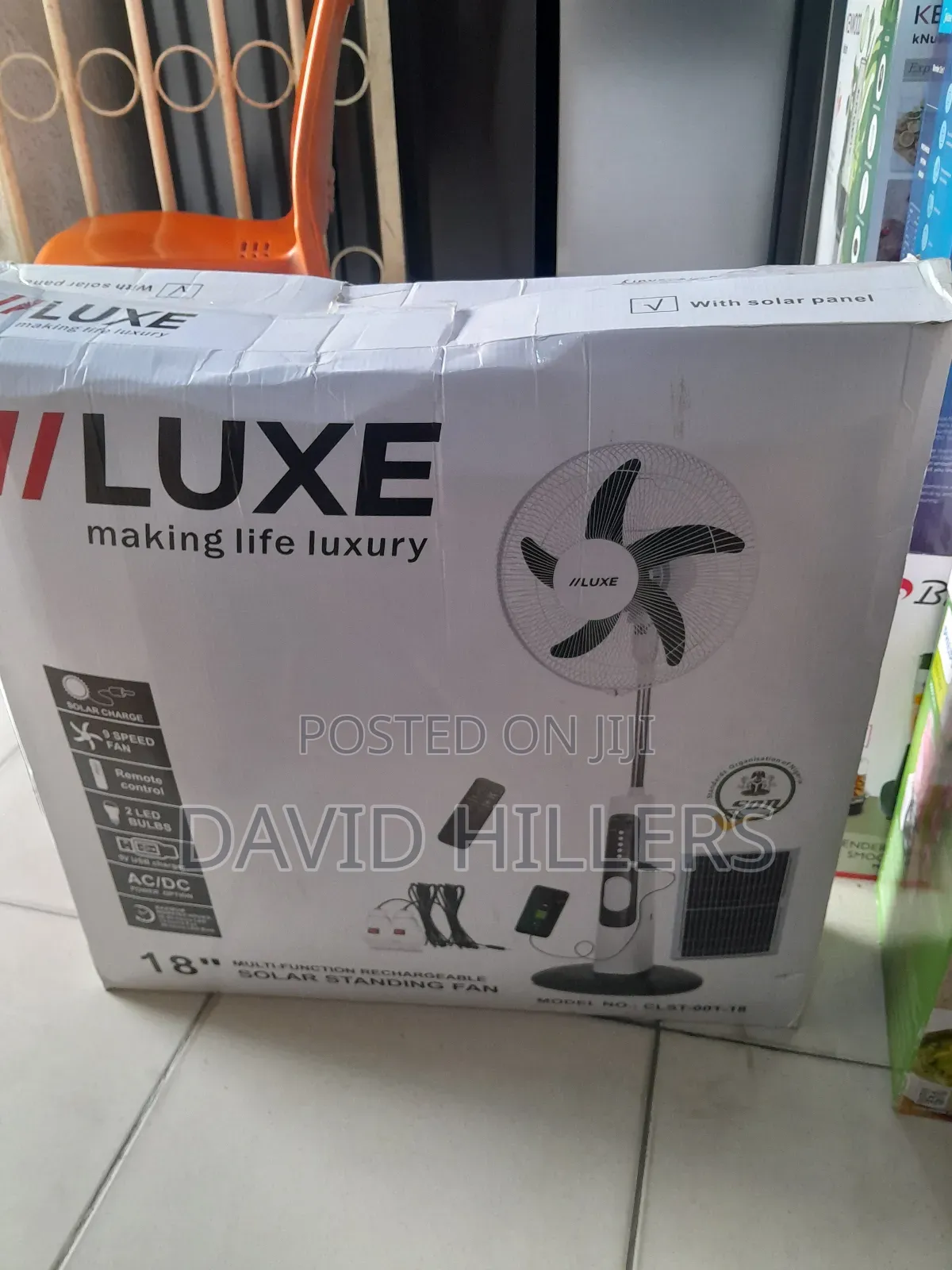 Luxe Rechargeable Fan