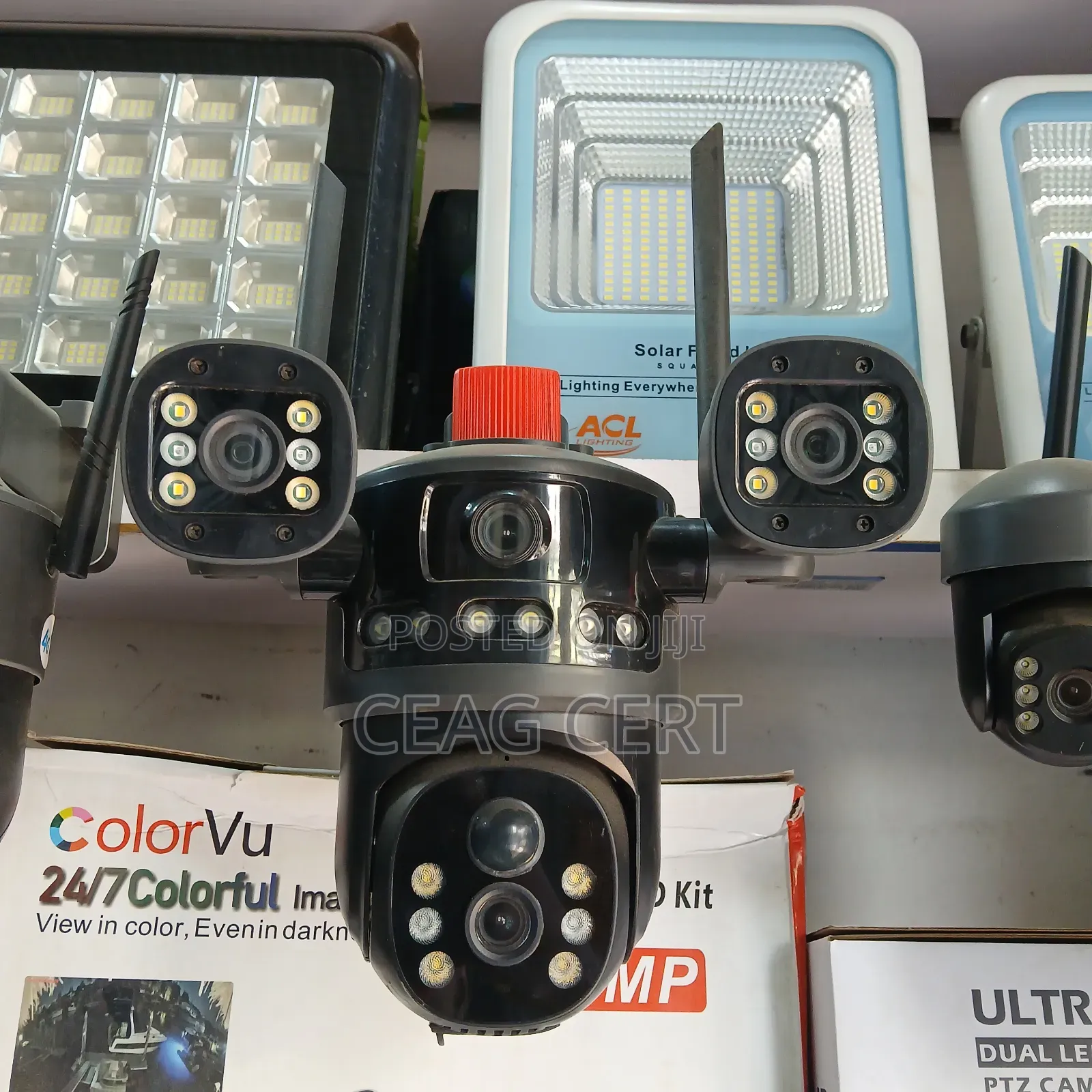 CCTV Double Lens Solar