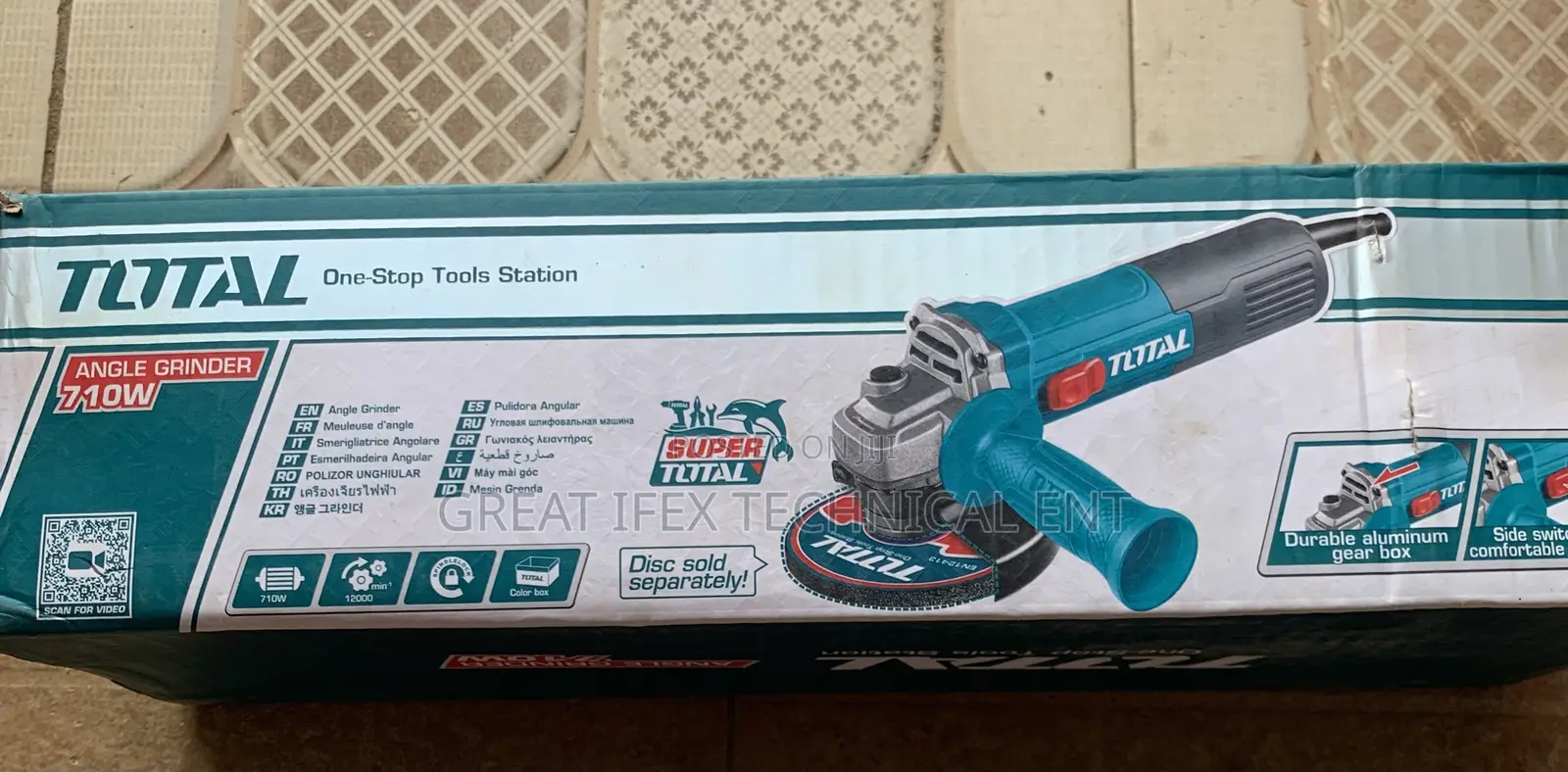 4.5” Angle Grinder 710watt