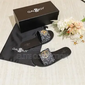 Galxboy High Quality Luxury Slide Available in Color Black 37_42 P