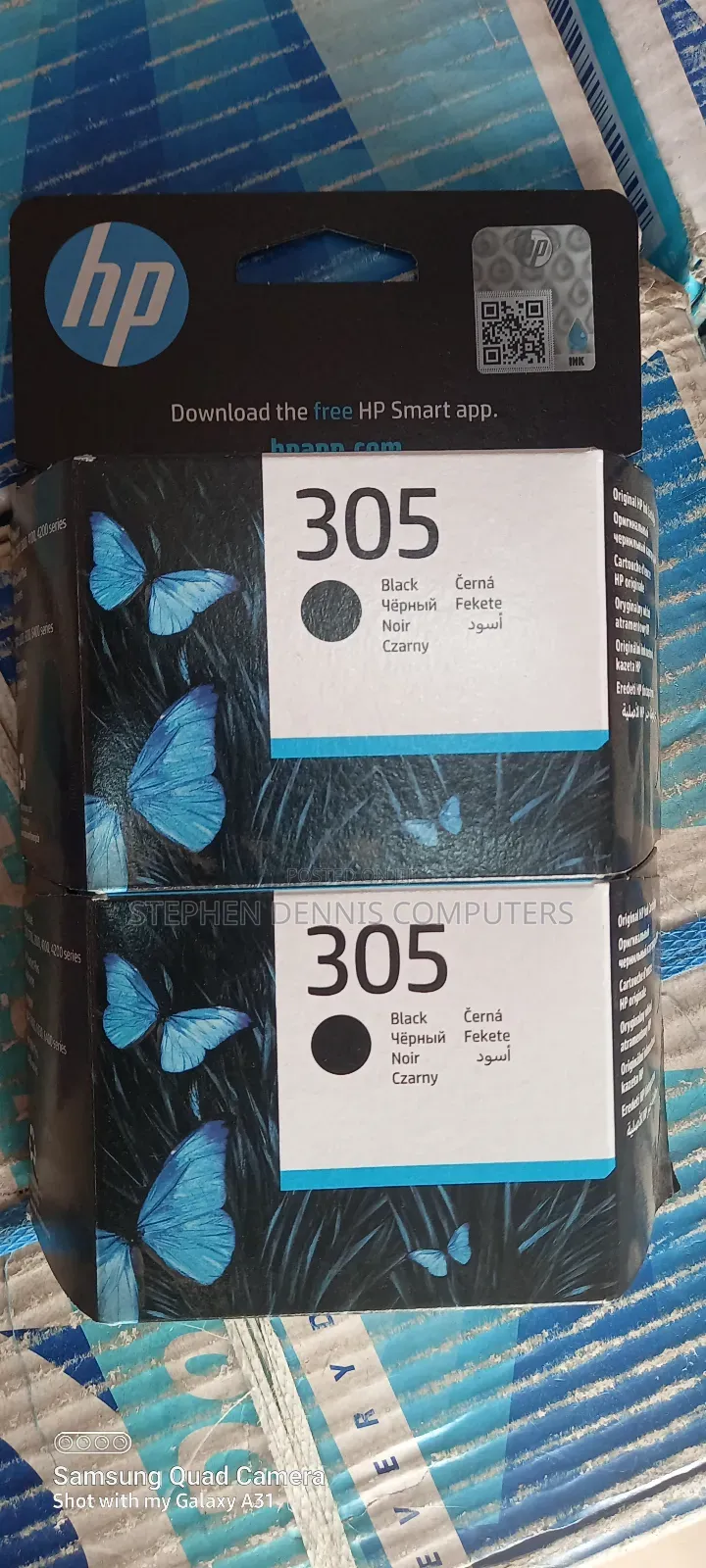 305 Black Original Hp Cartridge Ink
