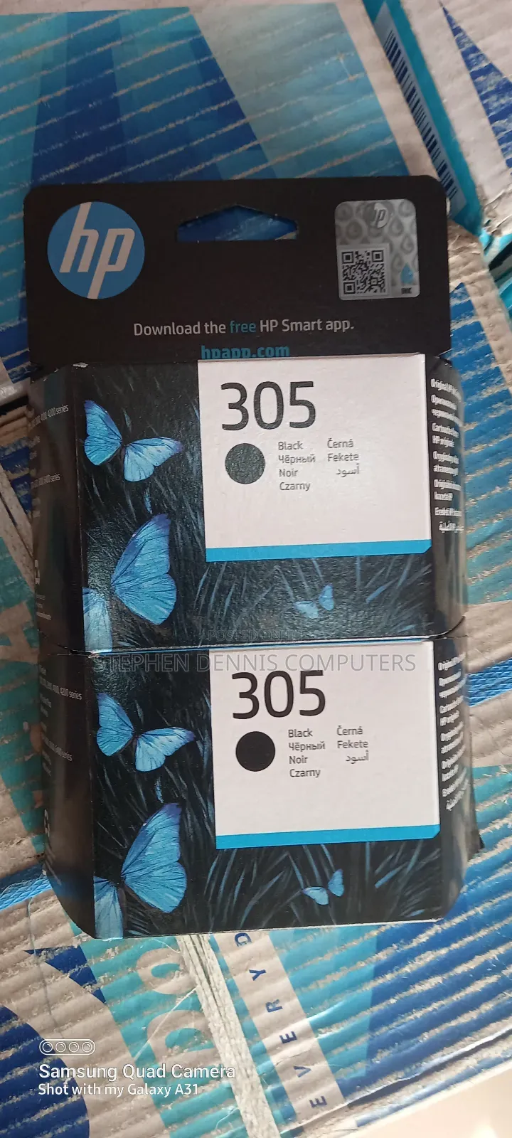 305 Black Original Hp Cartridge Ink