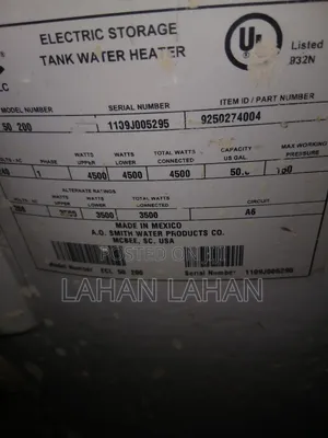 Ao Smith Water Heater