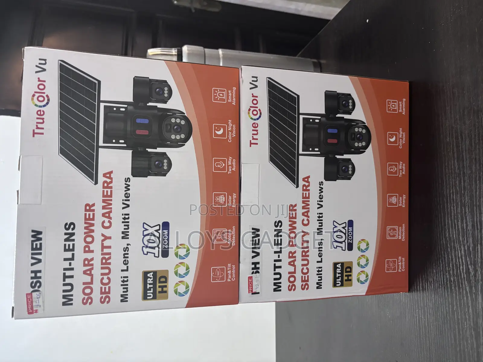 Multi Lens Solar Security Camera