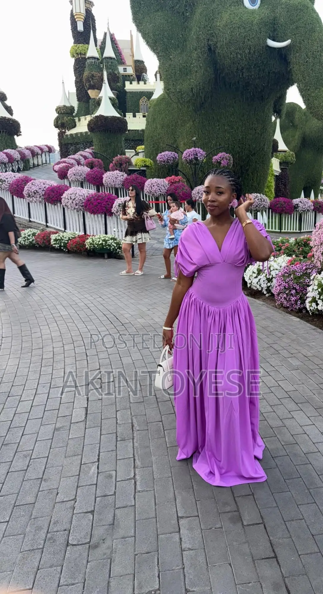 Long Pleated Gown