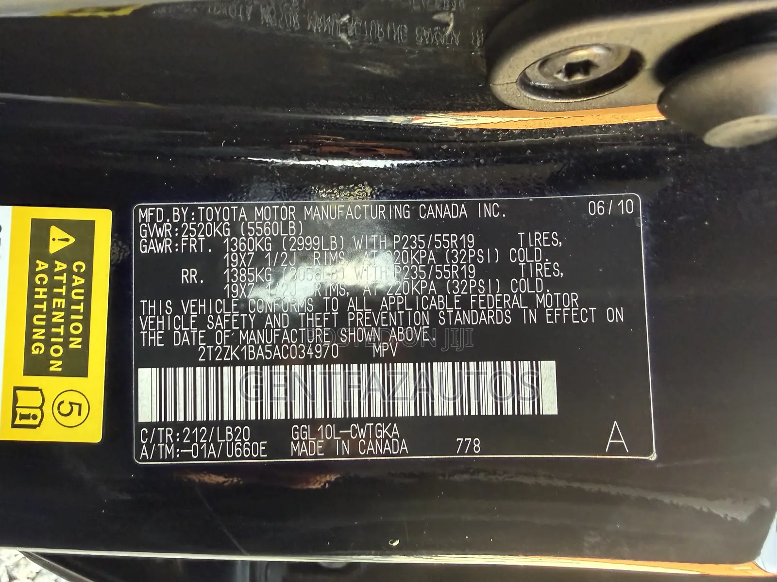 Lexus RX 350 2011 Black