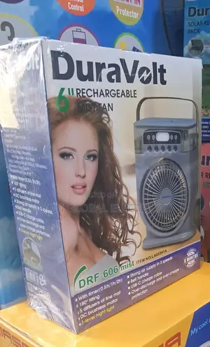 Duravolt Rechargeable Fan