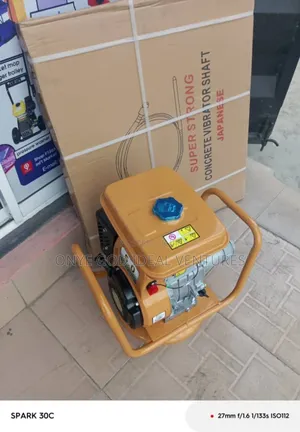 Gasoline-Powered Concrete Vibrator, Also Known as a Poker Vibrator,